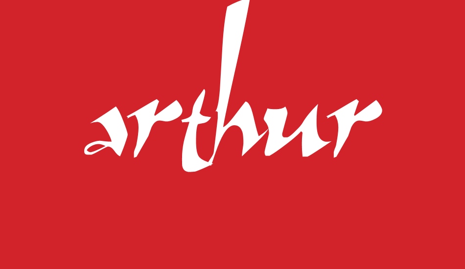 Arthur font big