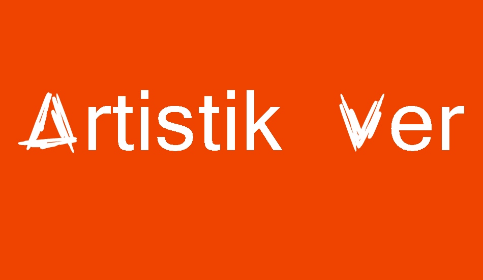 Artistik Demo Versio font big