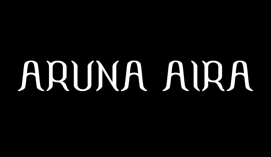 ARUNA AIRA JASMINE font big