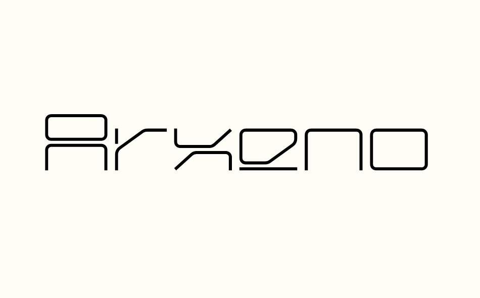 Arxenon font big