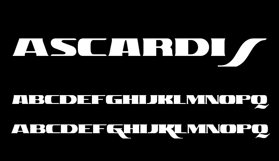 Ascardi Sans font