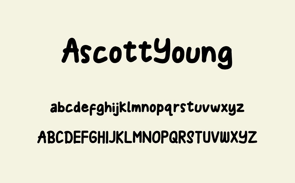 Ascott Young font