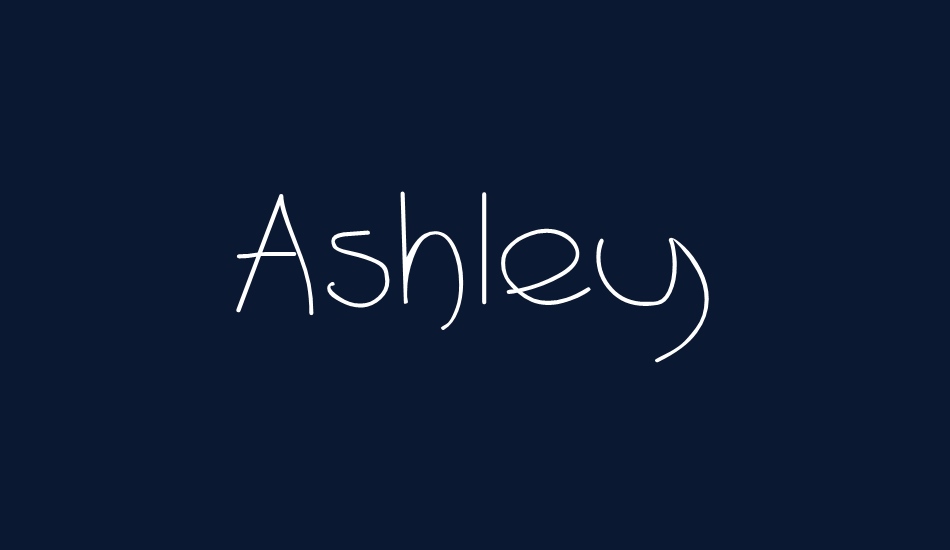 Ashley font big