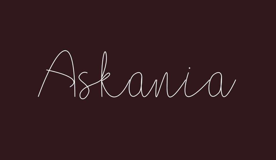 askania font big