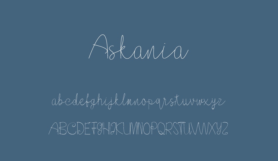 askania font