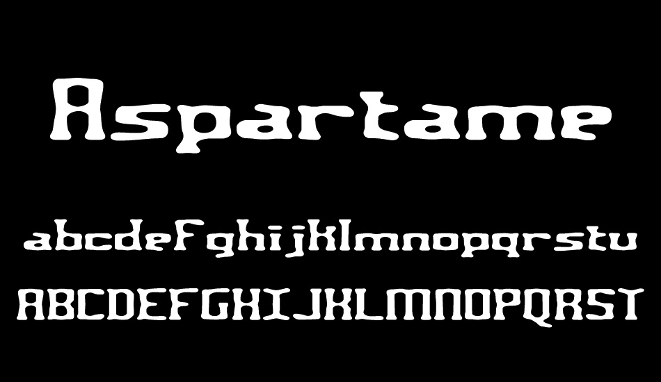 Aspartame BRK font