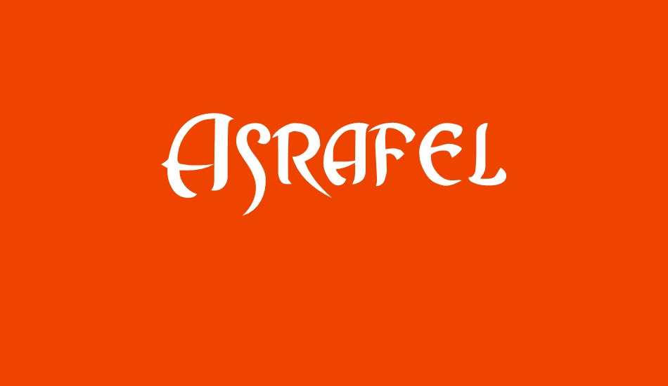 Asrafel font big