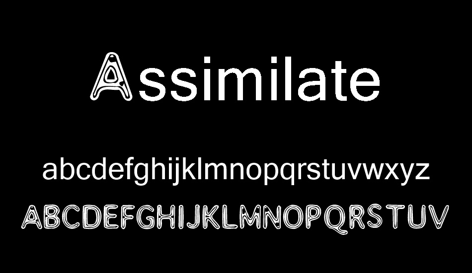 Assimilate font