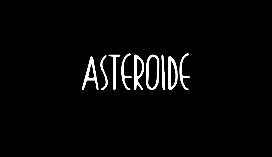 Asteroide font big