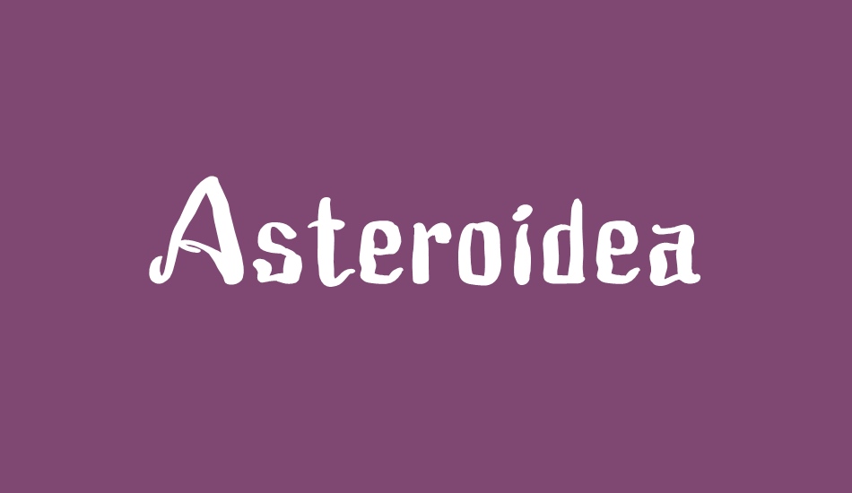 Asteroidea font big