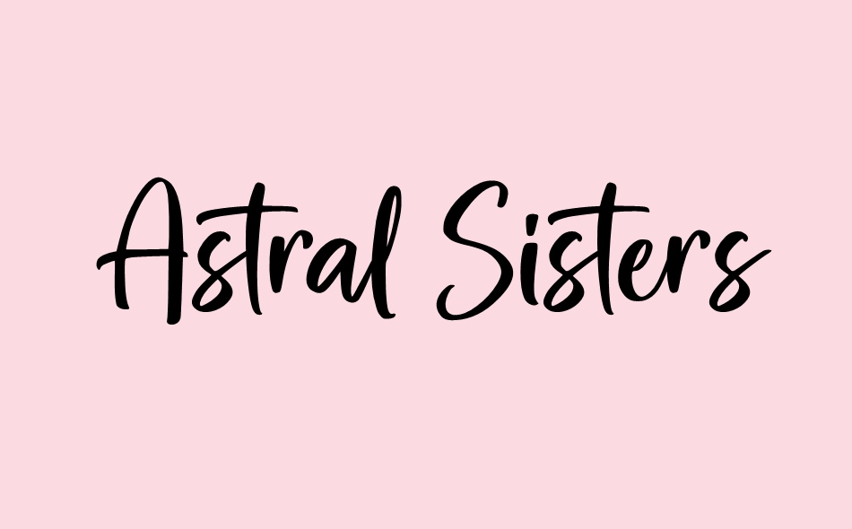 Astral Sisters font big