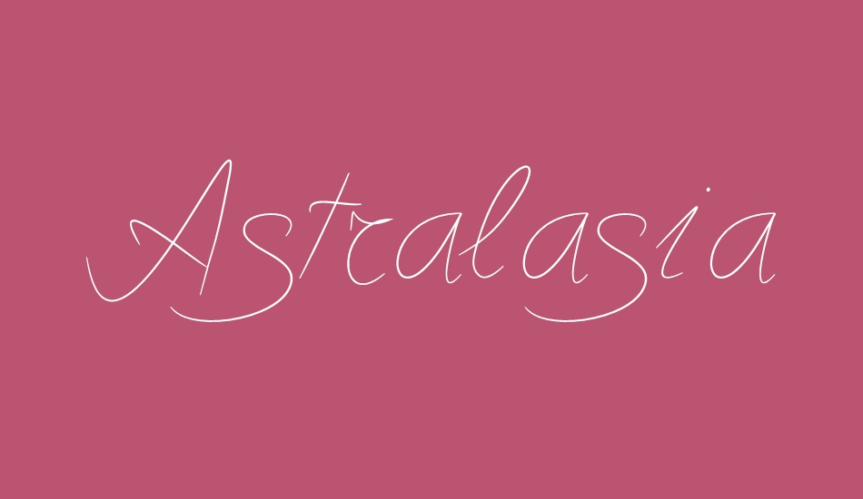 Astralasia font big