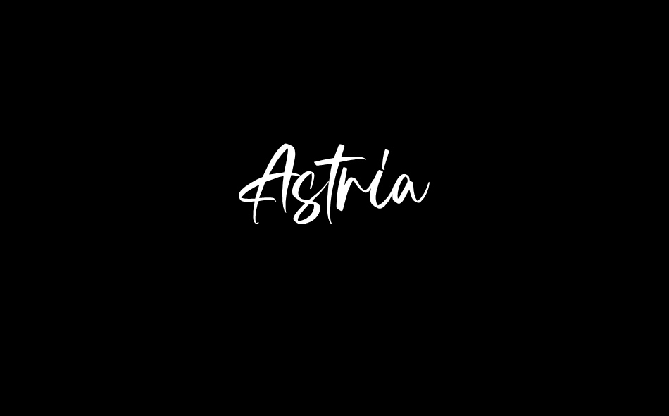 Astria font big