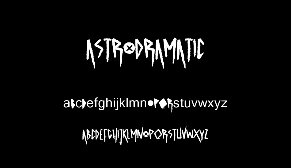 ASTRODRAMATIC font