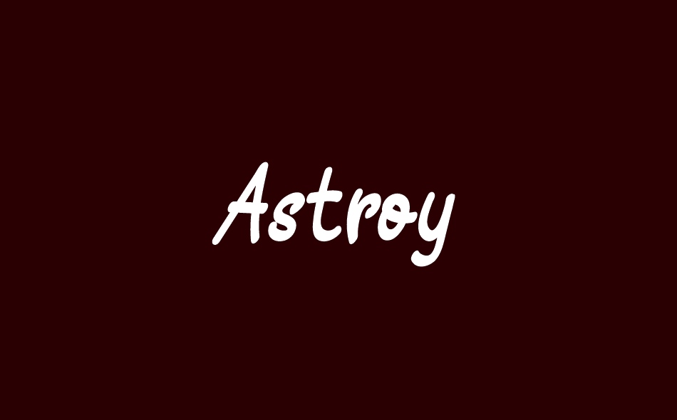 Astroy font big