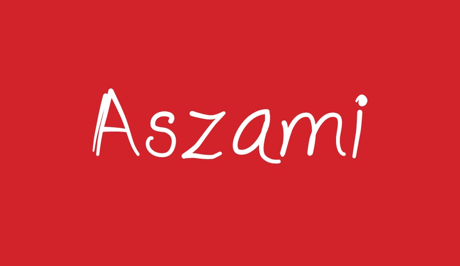 Aszami font big