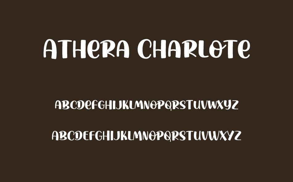 Athera Charlote font