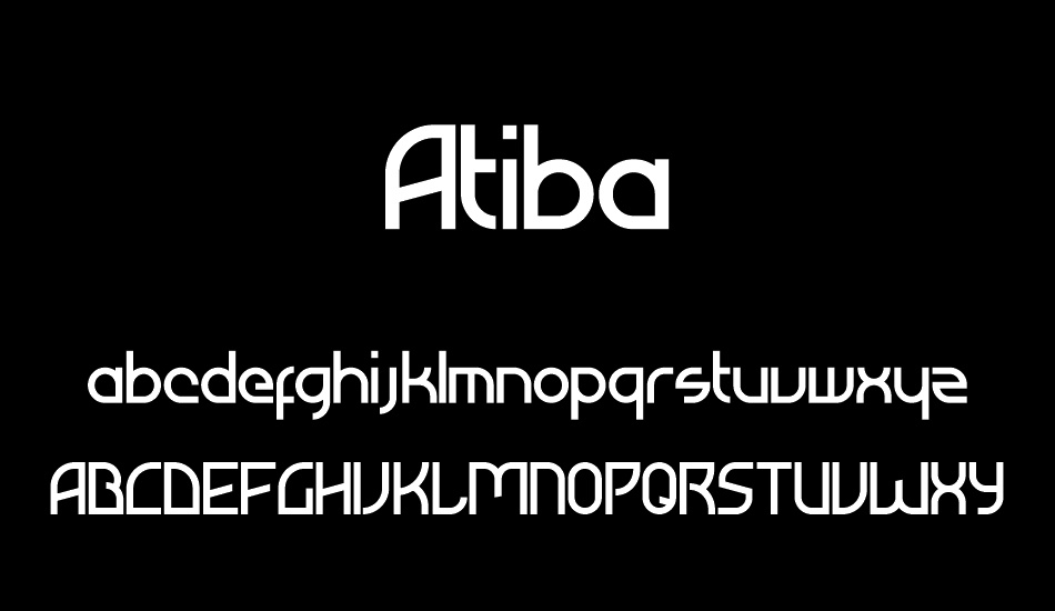 Atiba font