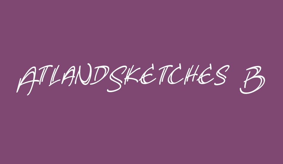 AtlandSketches BB font big