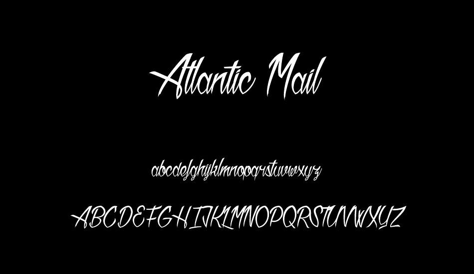 Atlantic Mail font