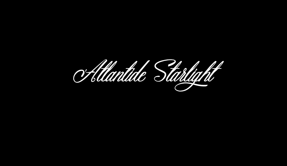 Atlantide Starlight font big