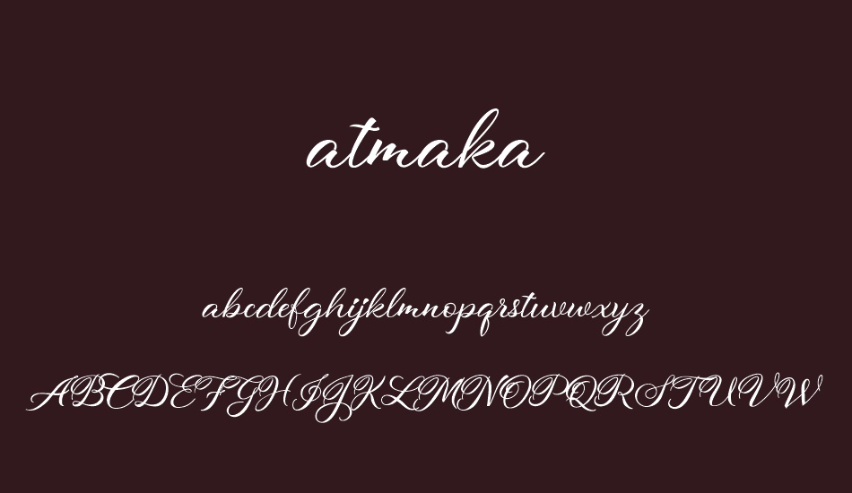 atmaka font