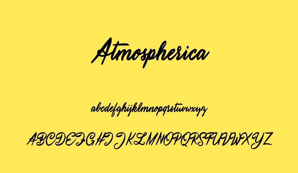 atmospherica-personal-use font