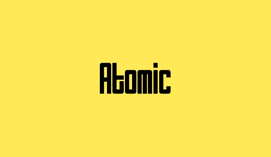 atomic font big