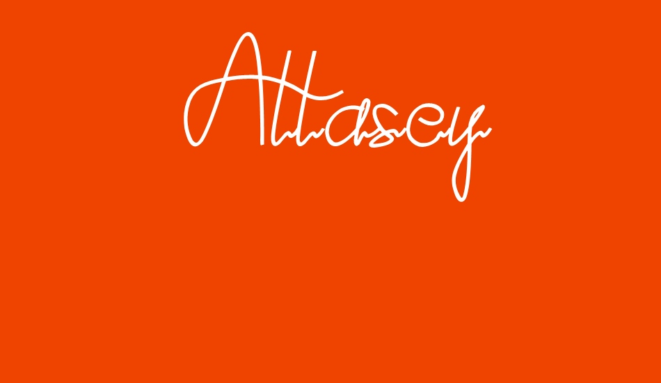 Attasey font big