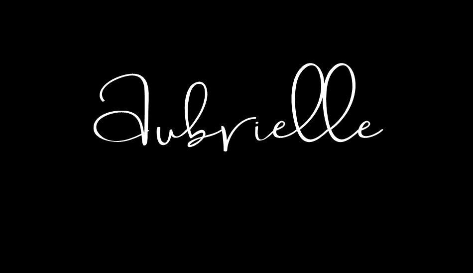 Aubrielle font big