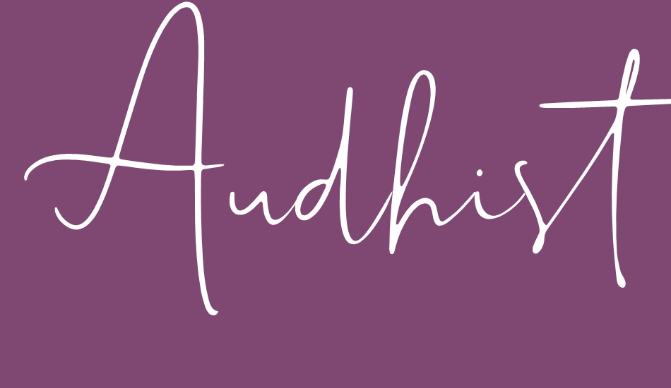 Audhistine font big