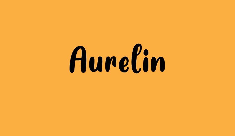 aurelin font big