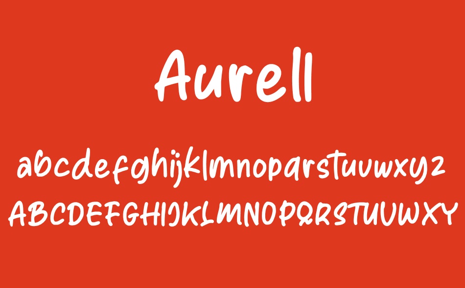 Aurell font