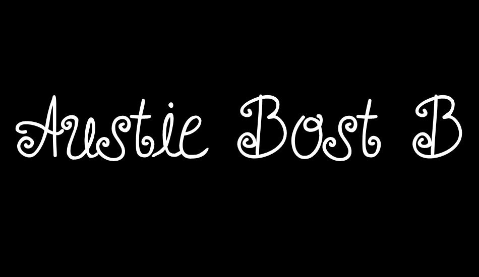 Austie Bost Bumblebee font big