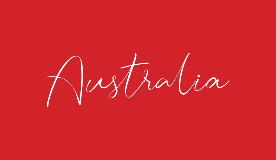 Australia font big