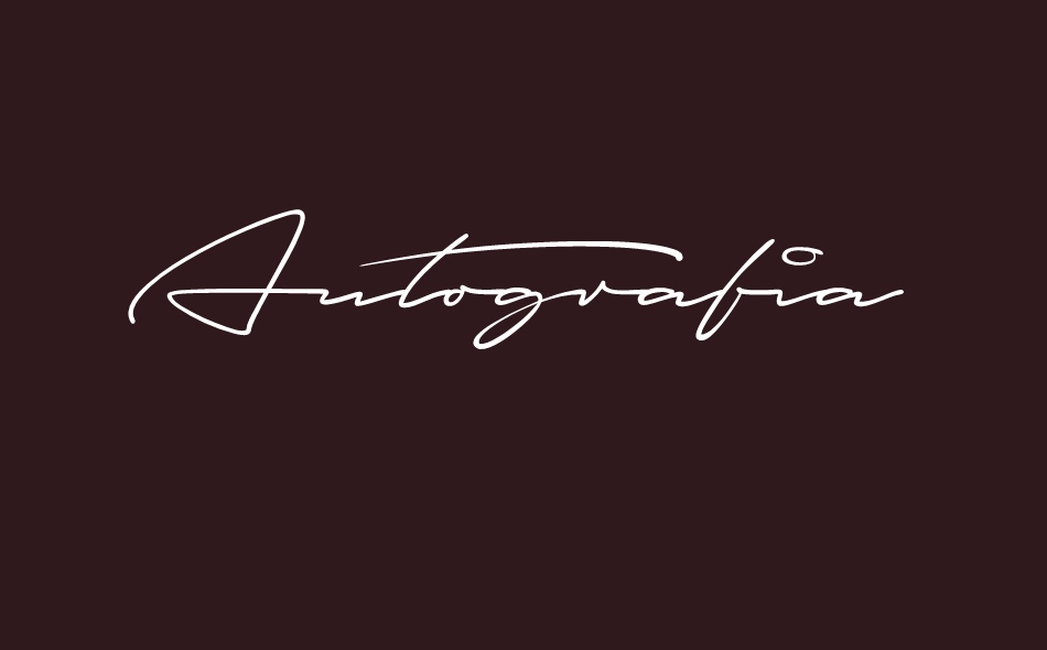 Autografia font big