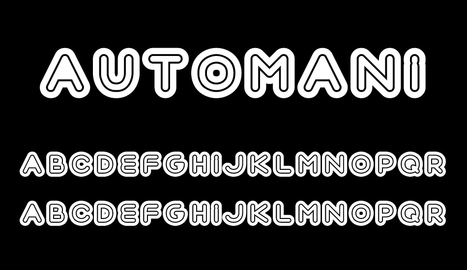 Automania font