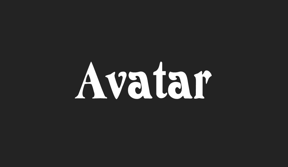 Avatar free font