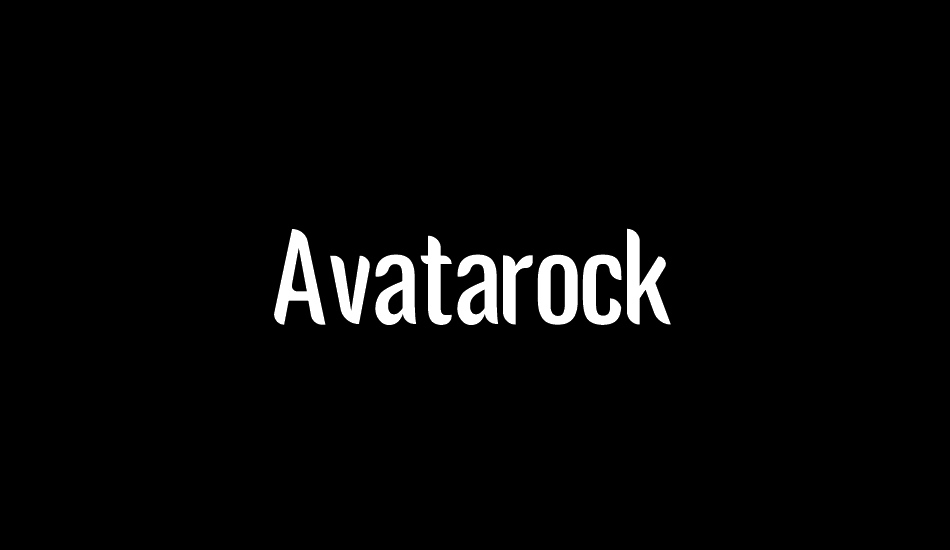 Avatarock font big