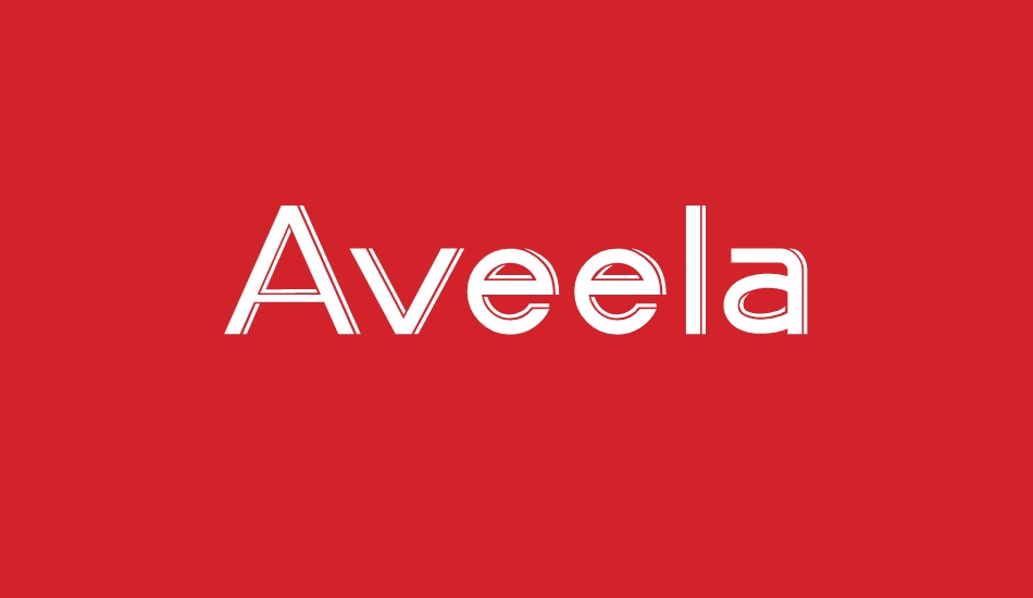 Aveela font big