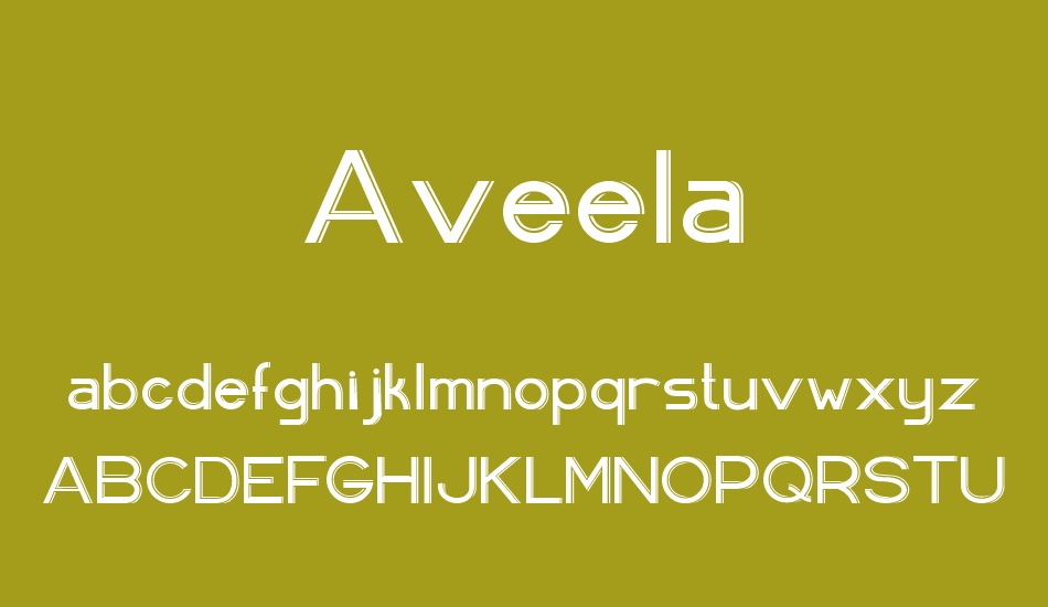 Aveela font