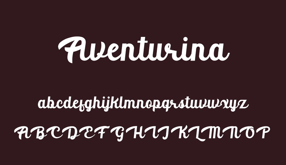 Aventurina font