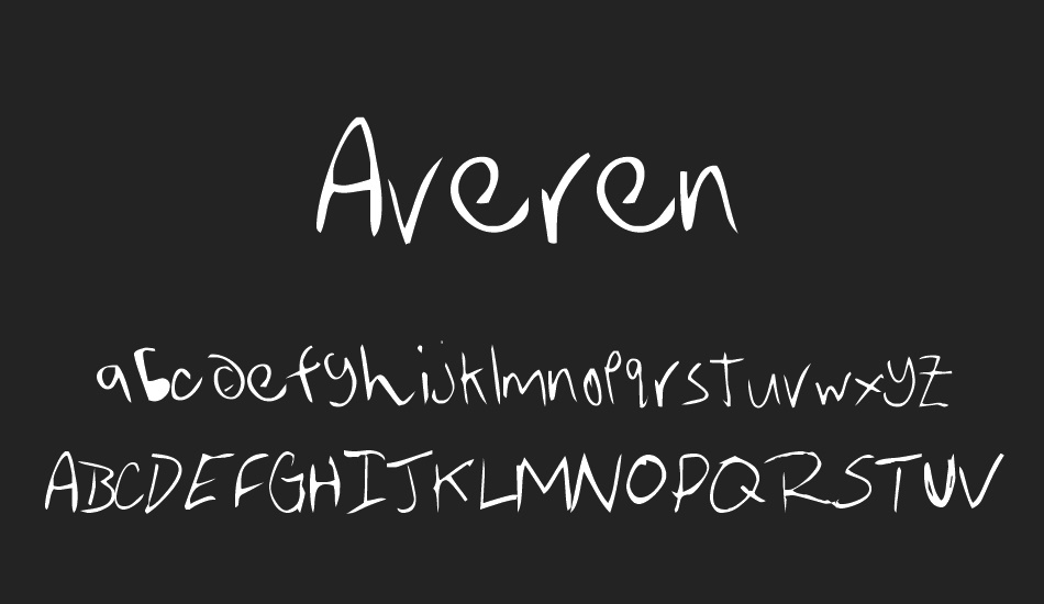 Averen font