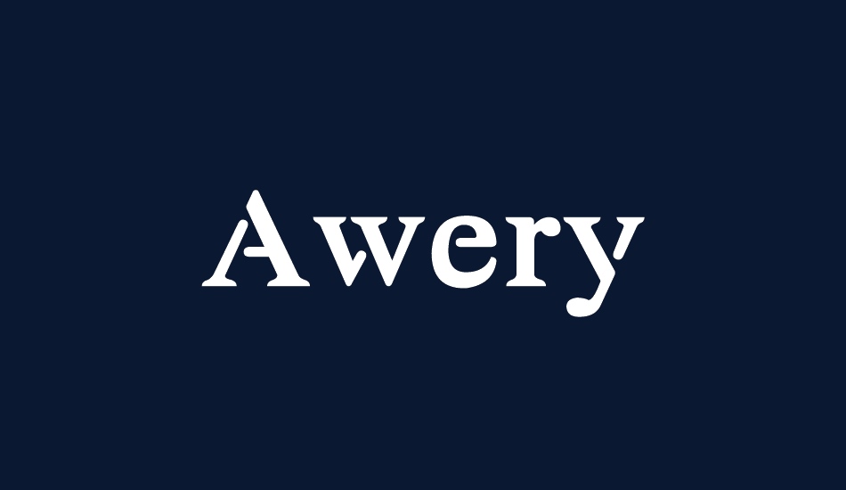 Awery font big