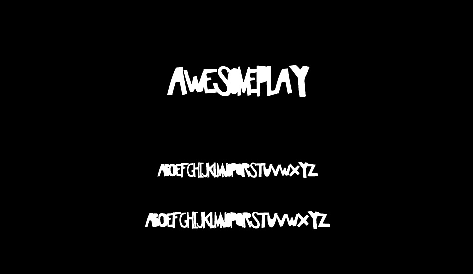 AwesomePlay font