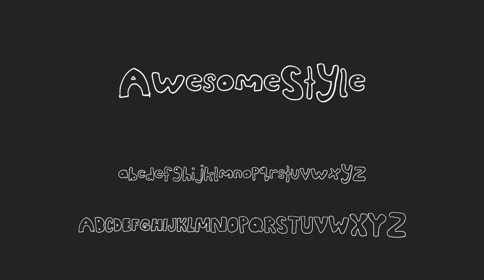 AwesomeStyle font