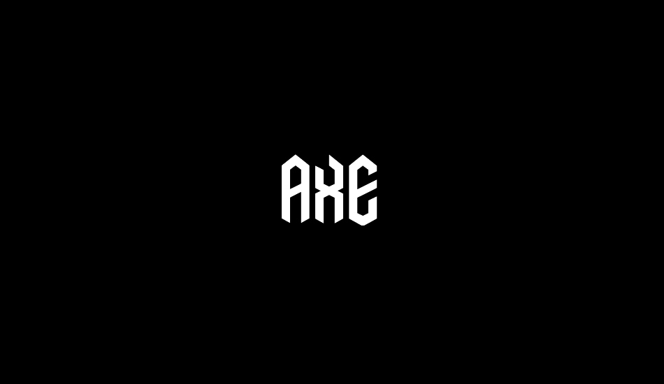 AXE font big