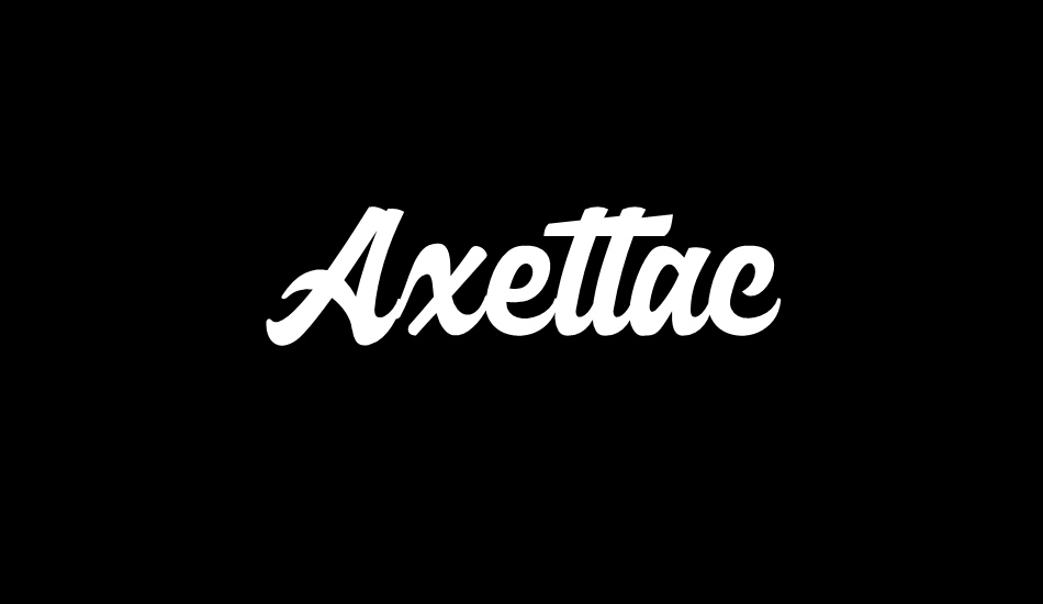 Axettac Demo font big