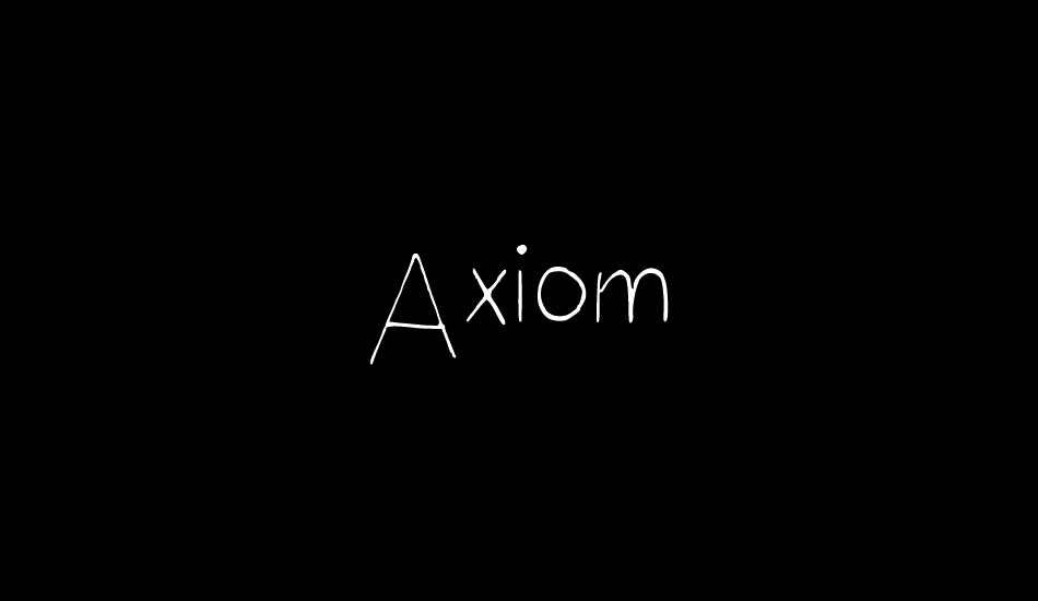 Axiom font big