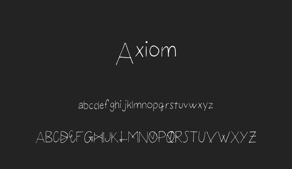 Axiom font